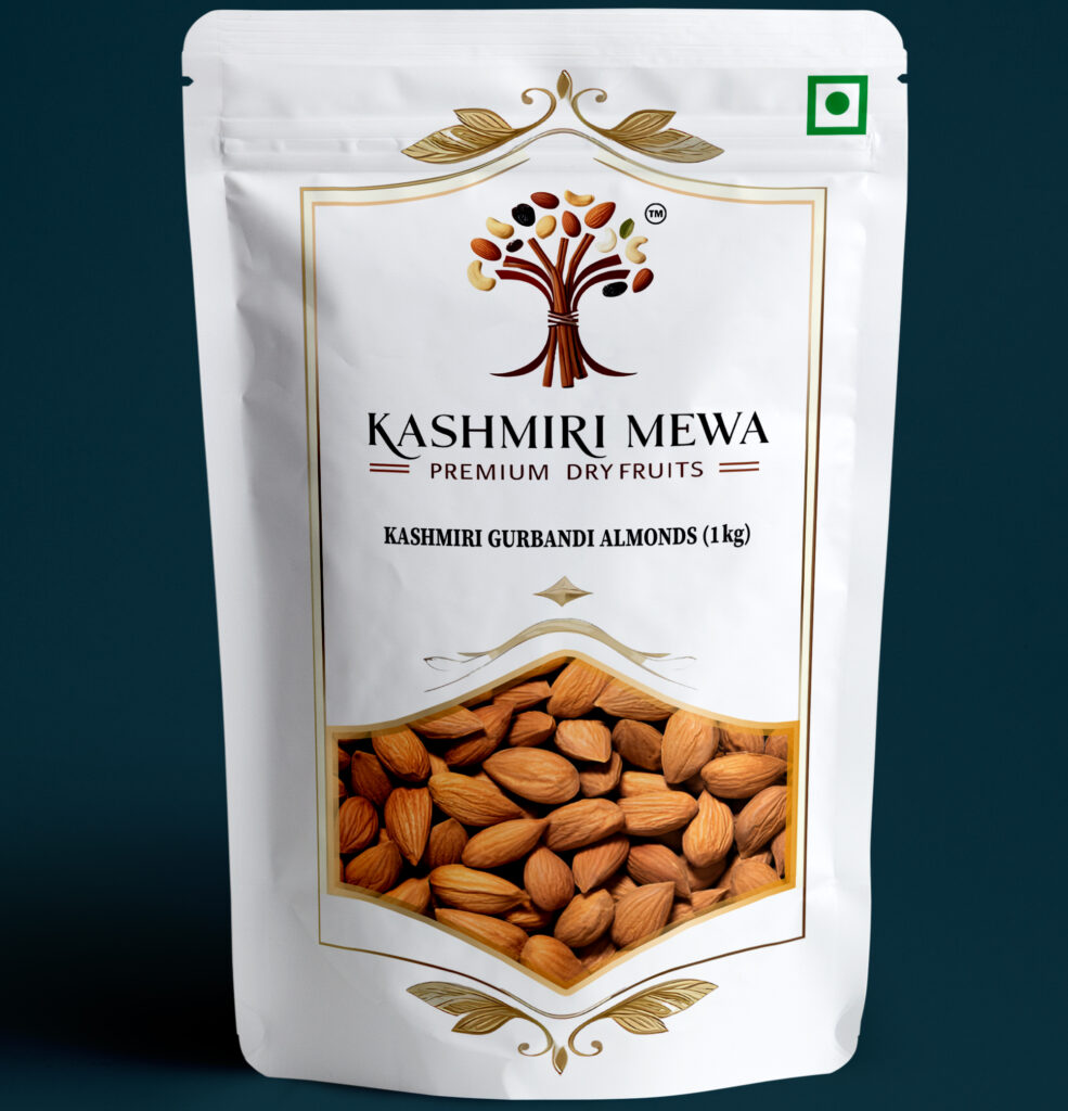 Gurbandi Almonds from Kashmir | Small but Mighty | High Nutrition Badam 1kg