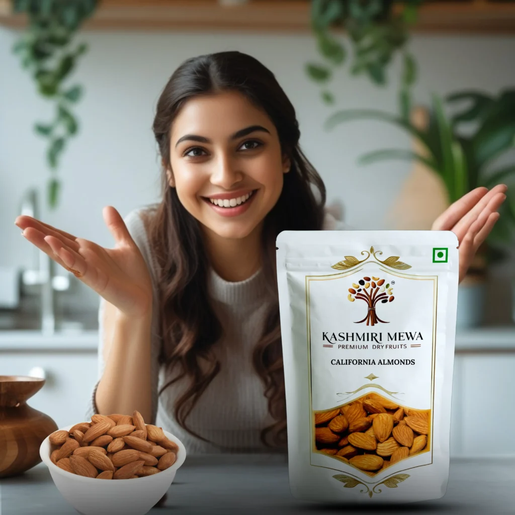Premium California Almonds (Badam Giri) - Real Life Photography